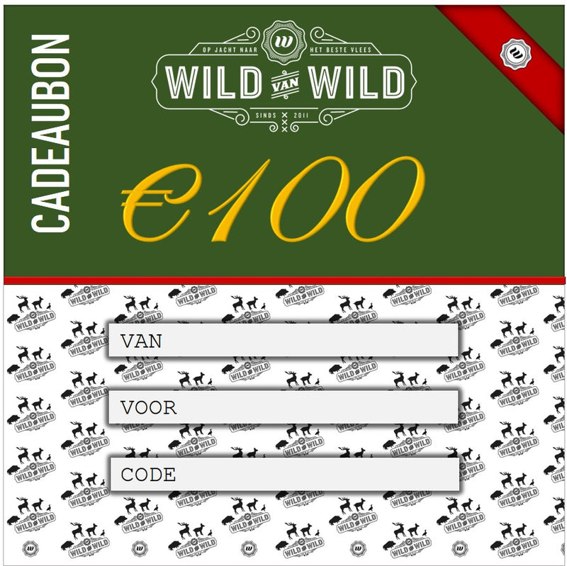 Wild van Wild - Cadeaubon